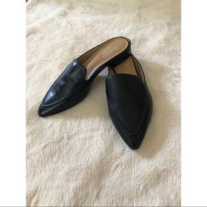🖤backless leather loafers🖤